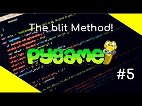 Fixing Code Error in Pygame Blit Keywords